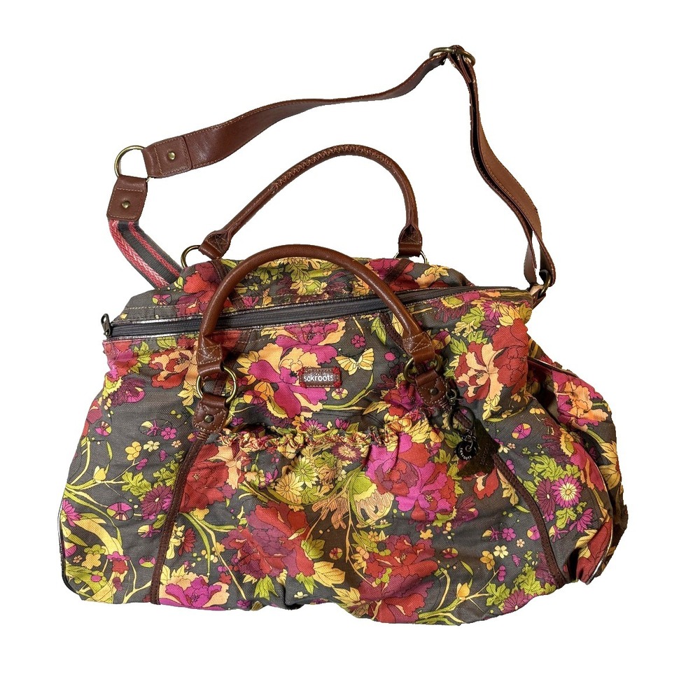 Sakroots Duffle Bag Floral Multicolor‎ Weekender Boho